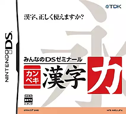 Image n° 1 - box : Minna no DS Seminar - Kanpeki Kanji Ryoku